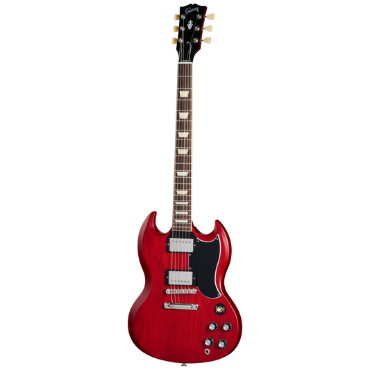 Gibson SG Standard '61 Faded with '57 Classic Underwound, Vintage Cherry Satin, Exclusive Electric Guitar Gibson