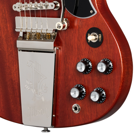 Gibson SG Standard '61 Faded Maestro Vibrola, Vintage Cherry Electric Guitar Gibson