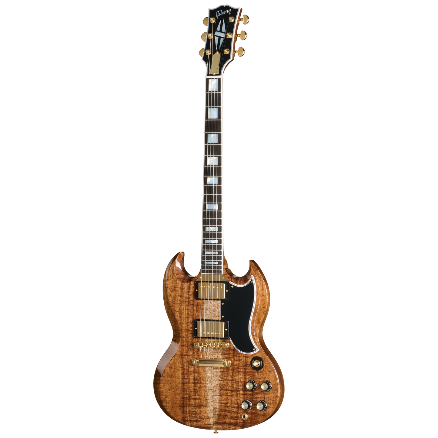 Gibson Custom LE SG Custom with Koa Top, Gloss, Walnut Electric Guitar Gibson Custom