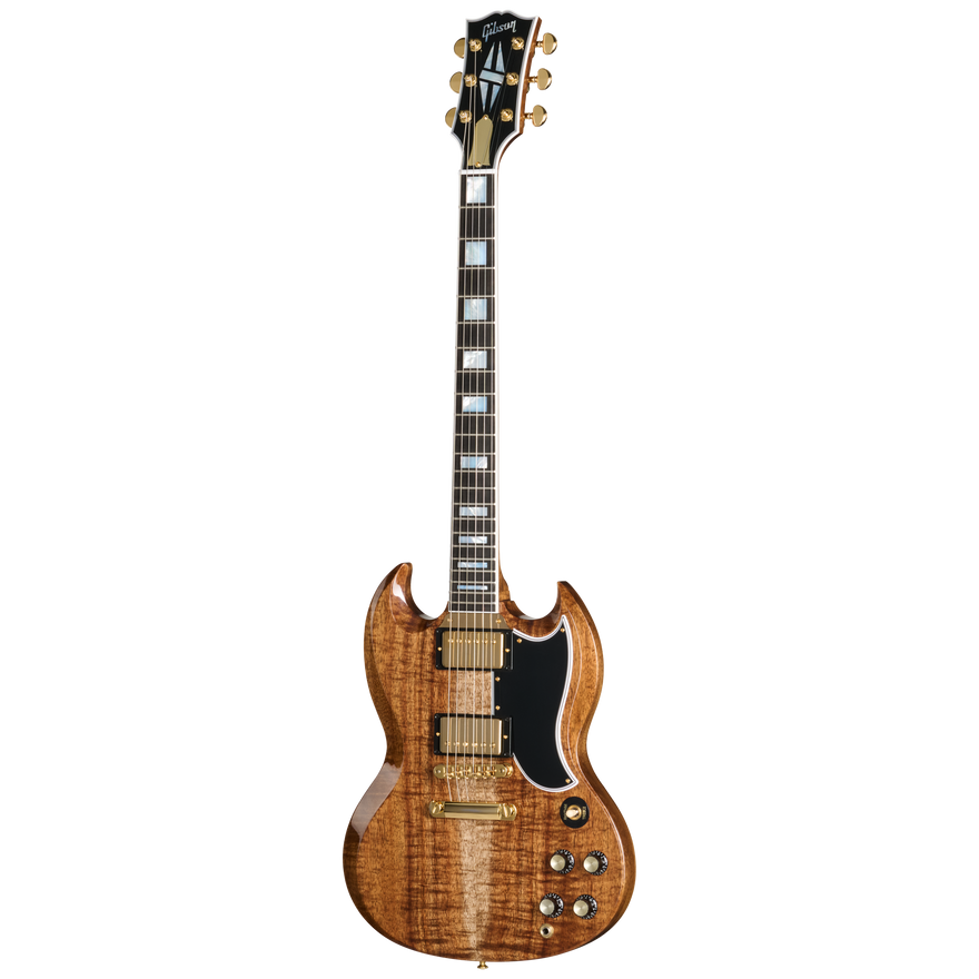 Gibson Custom LE SG Custom with Koa Top, Gloss, Walnut Electric Guitar Gibson Custom