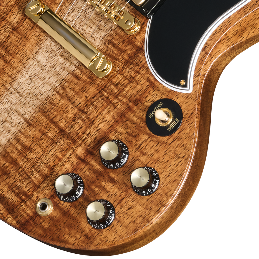 Gibson Custom LE SG Custom with Koa Top, Gloss, Walnut Electric Guitar Gibson Custom