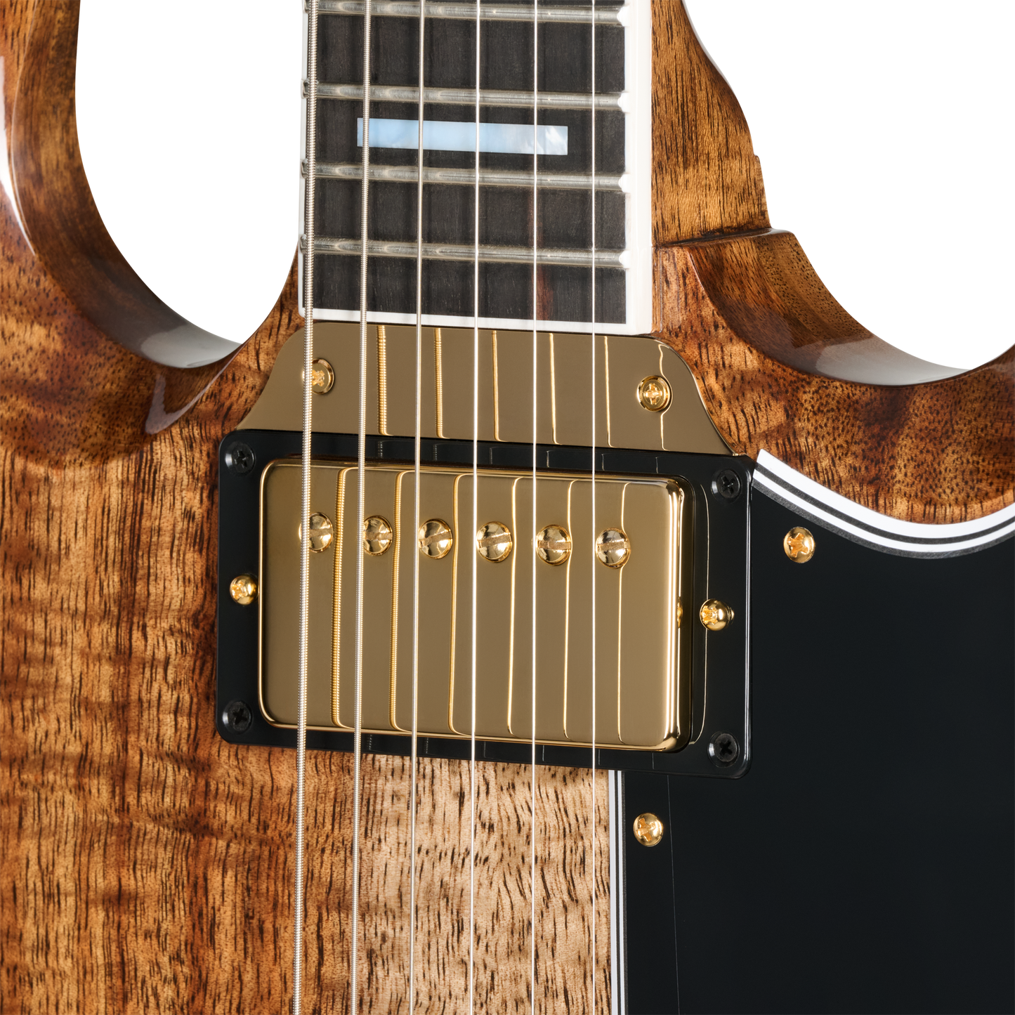 Gibson Custom LE SG Custom with Koa Top, Gloss, Walnut Electric Guitar Gibson Custom