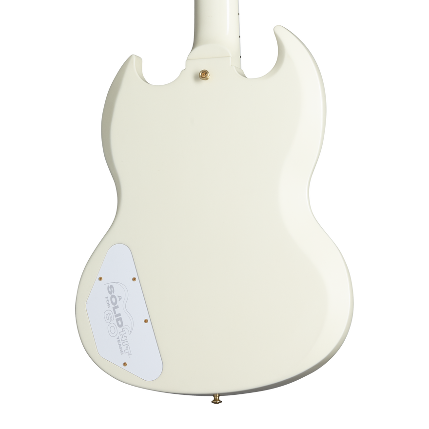 Gibson Custom 60th Anniversary 1961 SG Les Paul Custom VOS, Polaris White Electric Guitar Gibson Custom