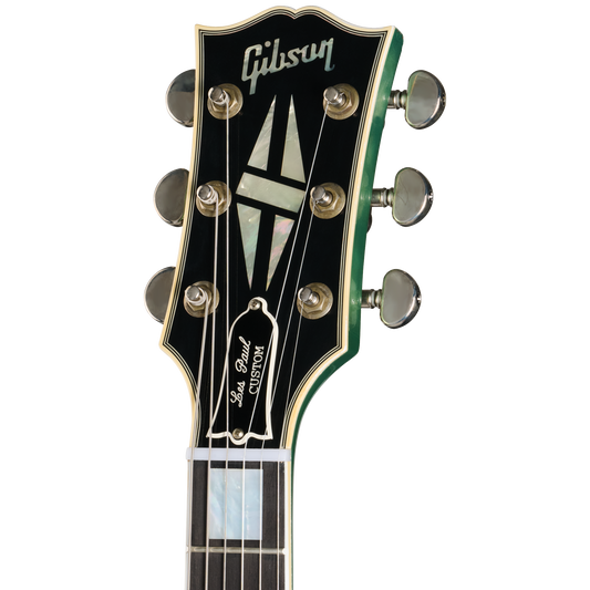 Gibson Custom 1963 Les Paul SG Custom Reissue, Light Aged, Inverness Green Electric Guitar Gibson Custom
