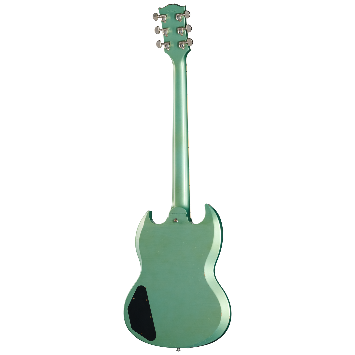 Gibson Custom 1963 Les Paul SG Custom Reissue, Light Aged, Inverness Green Electric Guitar Gibson Custom