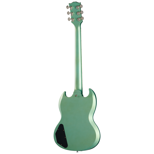 Gibson Custom 1963 Les Paul SG Custom Reissue, Light Aged, Inverness Green Electric Guitar Gibson Custom