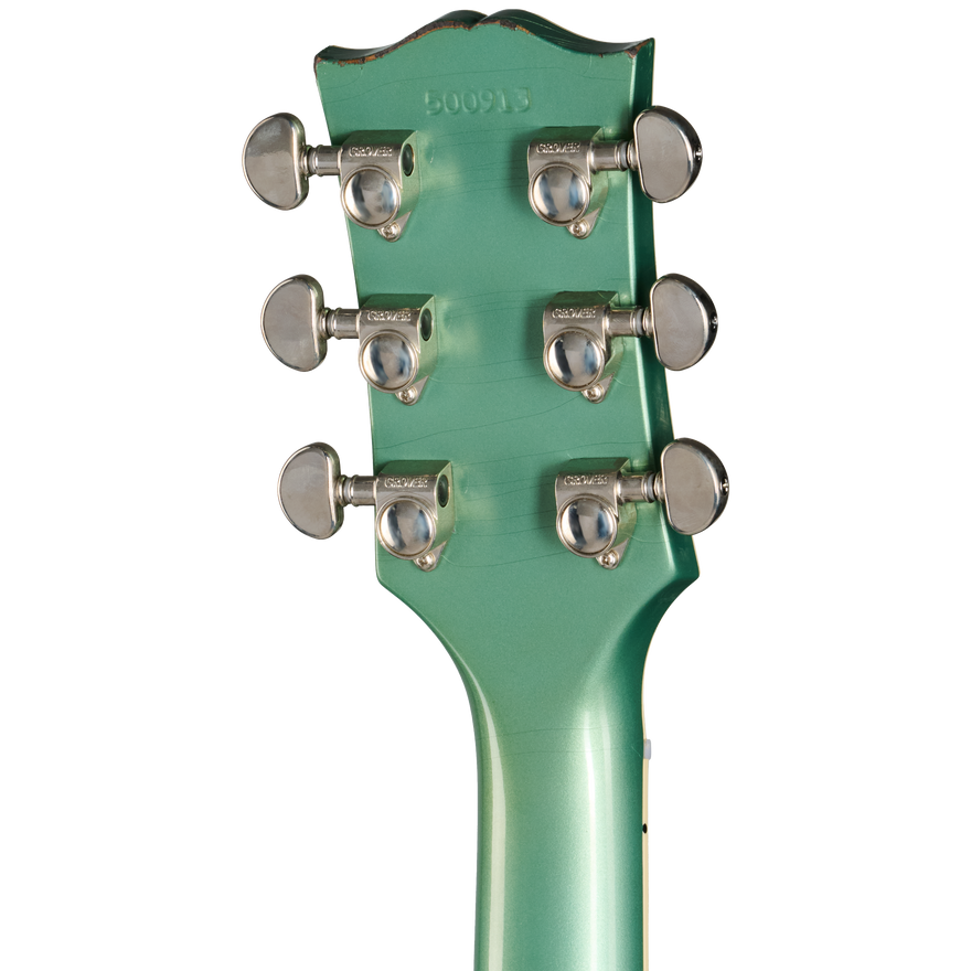 Gibson Custom 1963 Les Paul SG Custom Reissue, Light Aged, Inverness Green Electric Guitar Gibson Custom