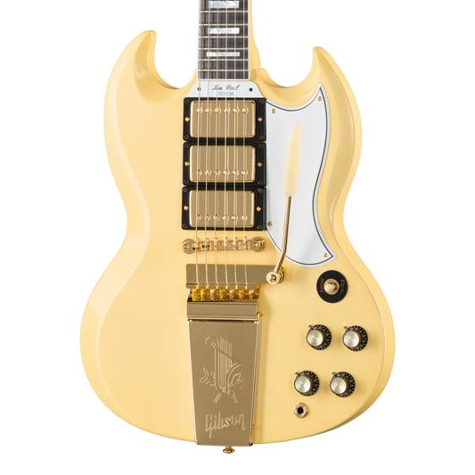Gibson Custom 1963 Les Paul SG Custom Reissue, VOS, Classic White Electric Guitar Gibson Custom