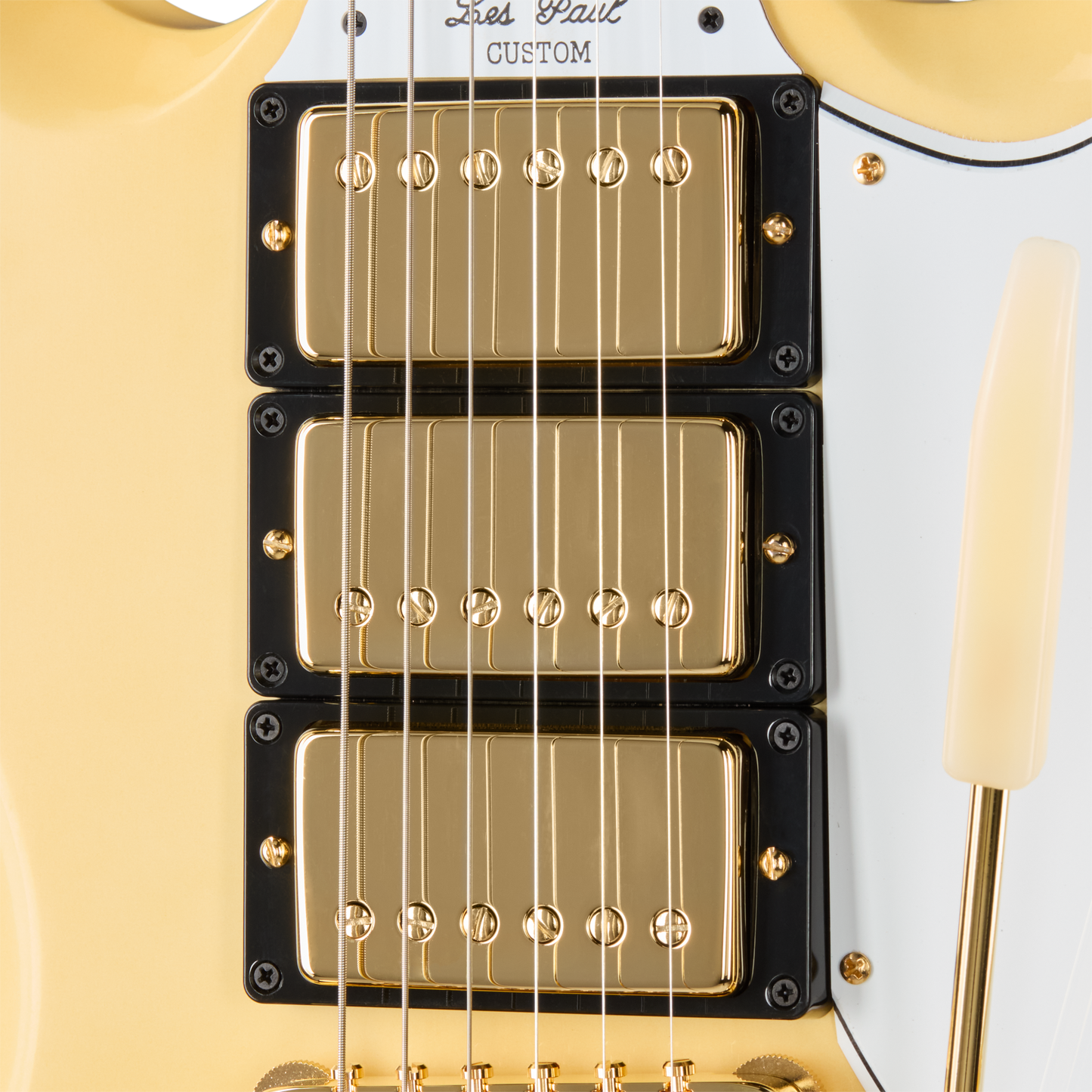 Gibson Custom 1963 Les Paul SG Custom Reissue, VOS, Classic White Electric Guitar Gibson Custom