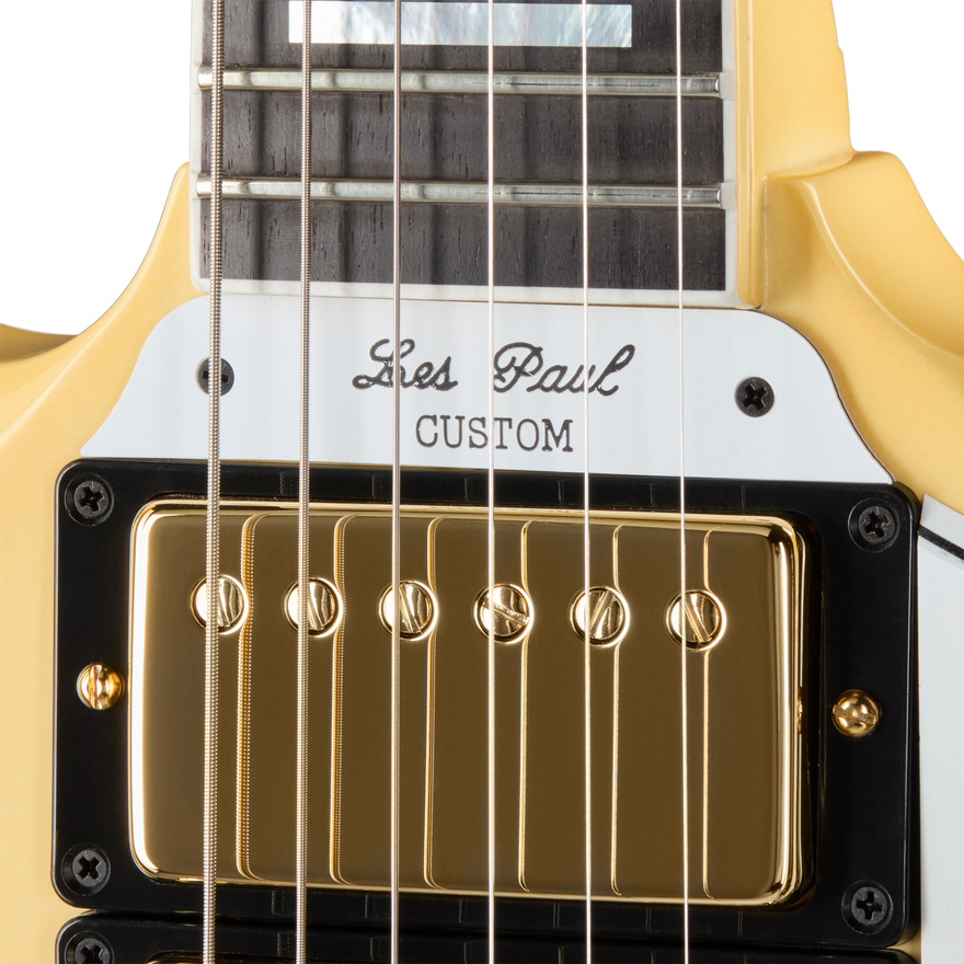 Gibson Custom 1963 Les Paul SG Custom Reissue, VOS, Classic White Electric Guitar Gibson Custom