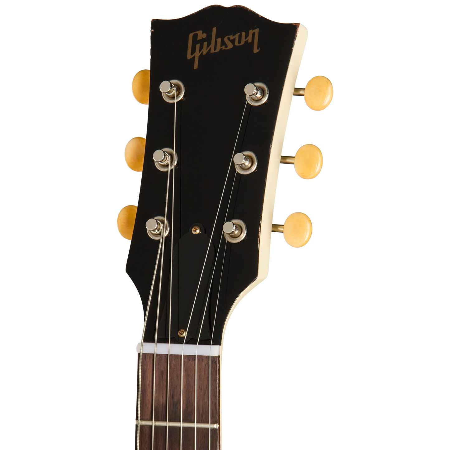 Gibson Custom 1963 SG Junior Reissue, Light Aged, Polaris White Electric Guitar Gibson Custom