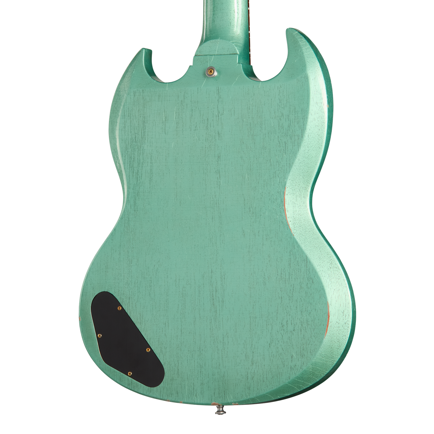 Gibson Custom 1963 Les Paul SG Junior Reissue, Light Aged, TV Inverness Green Electric Guitar Gibson Custom