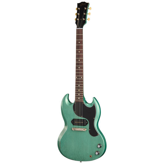 Gibson Custom 1963 Les Paul SG Junior Reissue, Light Aged, TV Inverness Green Electric Guitar Gibson Custom