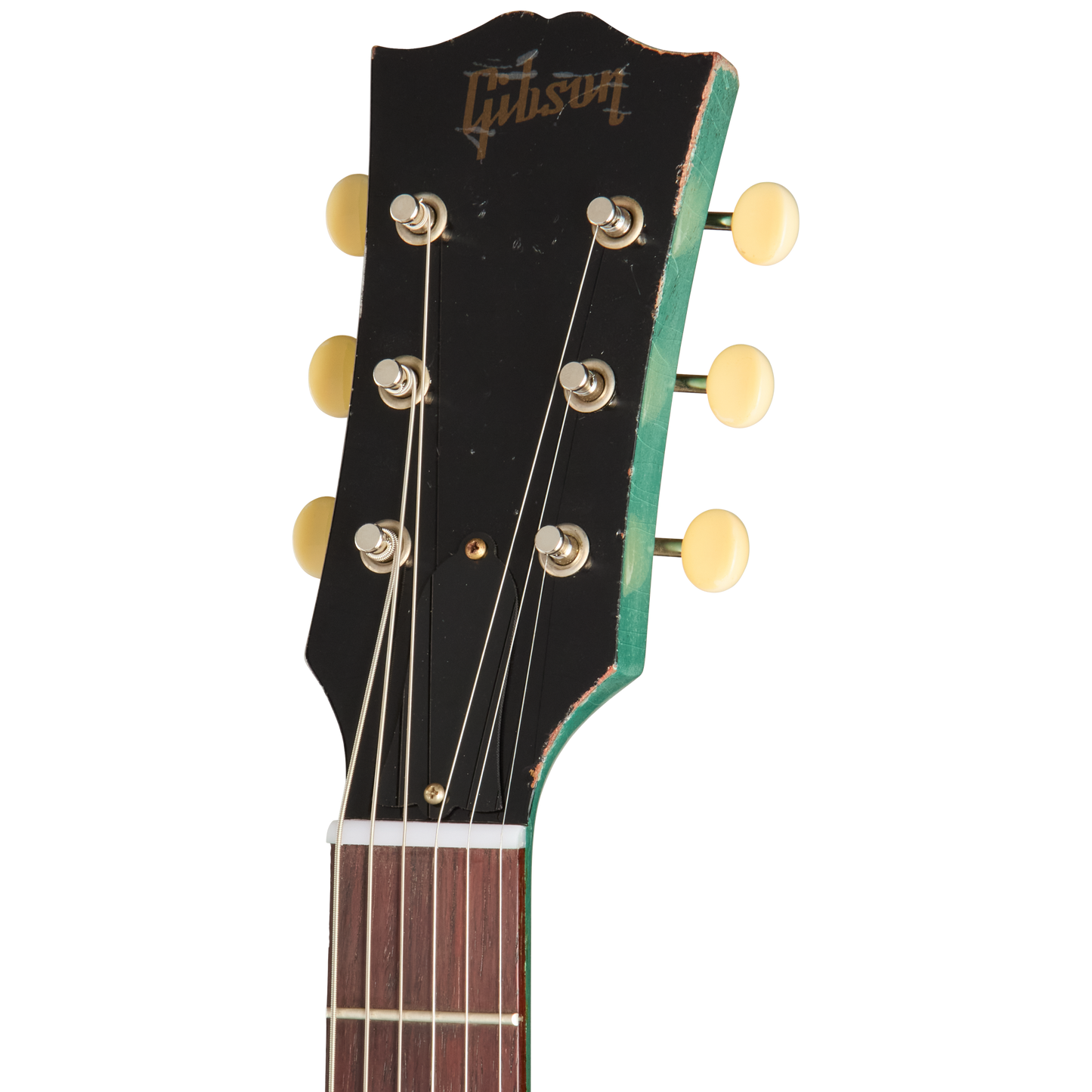 Gibson Custom 1963 Les Paul SG Junior Reissue, Light Aged, TV Inverness Green Electric Guitar Gibson Custom