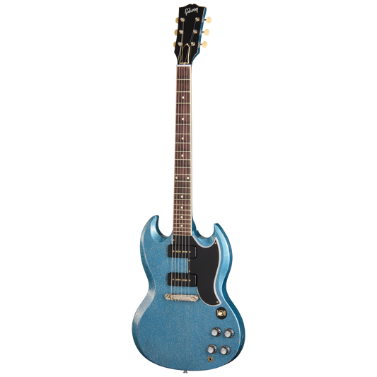 Gibson Custom 1963 SG Special Reissue, Light Aged, TV Pelham Blue Sparkle Electric Guitar Gibson Custom