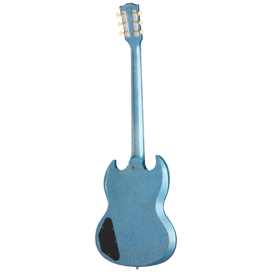Gibson Custom 1963 SG Special Reissue, Light Aged, TV Pelham Blue Sparkle Electric Guitar Gibson Custom