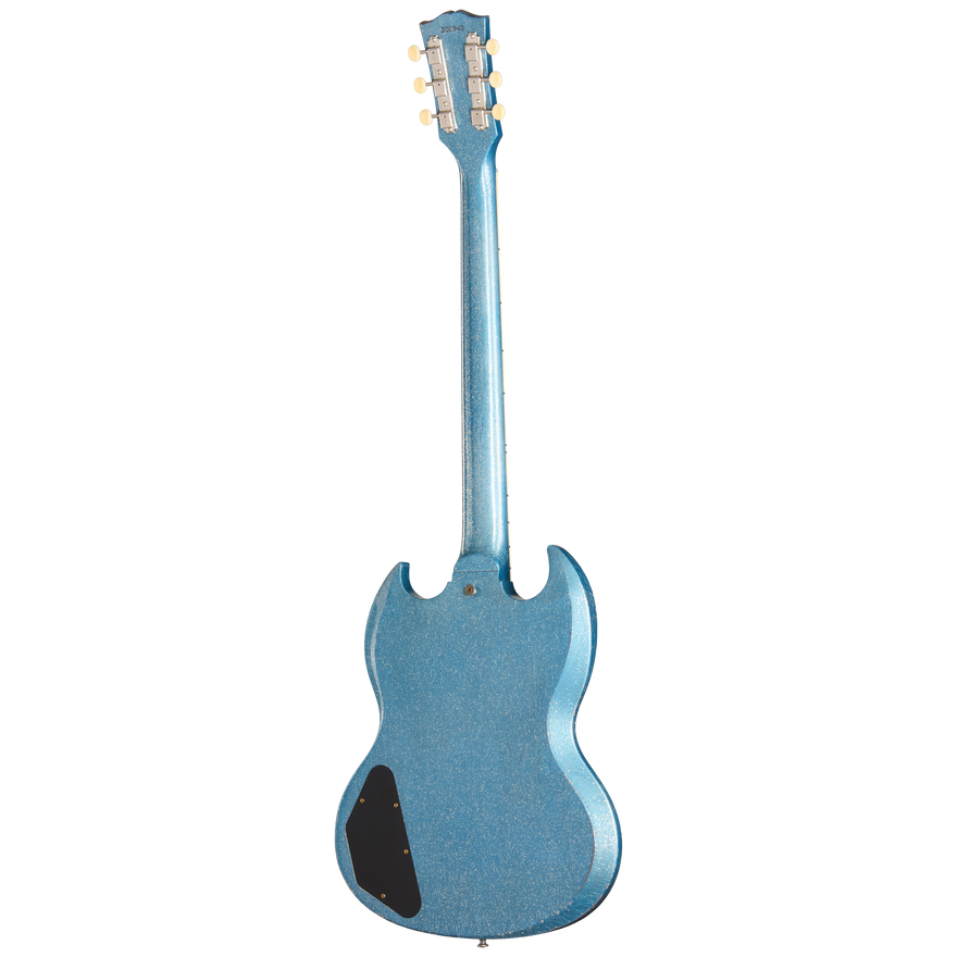 Gibson Custom 1963 SG Special Reissue, Light Aged, TV Pelham Blue Sparkle Electric Guitar Gibson Custom