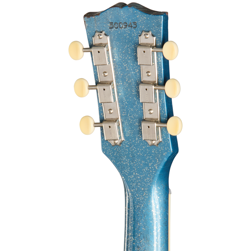 Gibson Custom 1963 SG Special Reissue, Light Aged, TV Pelham Blue Sparkle Electric Guitar Gibson Custom