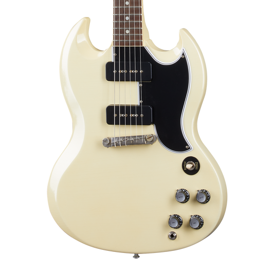 Gibson Custom 1963 SG Special Reissue, Ultra Light Aged, Classic White Electric Guitar Gibson Custom