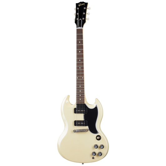 Gibson Custom 1963 SG Special Reissue, Ultra Light Aged, Classic White Electric Guitar Gibson Custom