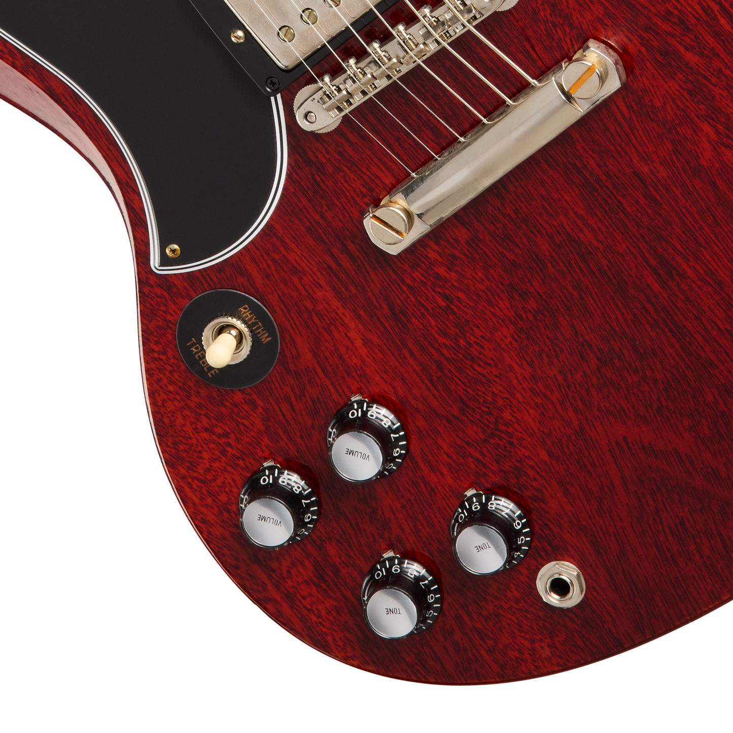 Gibson Custom 1961 Les Paul SG Standard Stop Bar, Left-Handed, Cherry Red Electric Guitar Gibson Custom