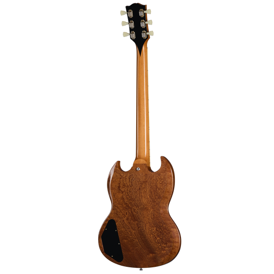 Gibson Custom 1961 Les Paul SG Standard Quilt Sapele, Ultra Light Aged, Natural, Exclusive Electric Guitar Gibson Custom