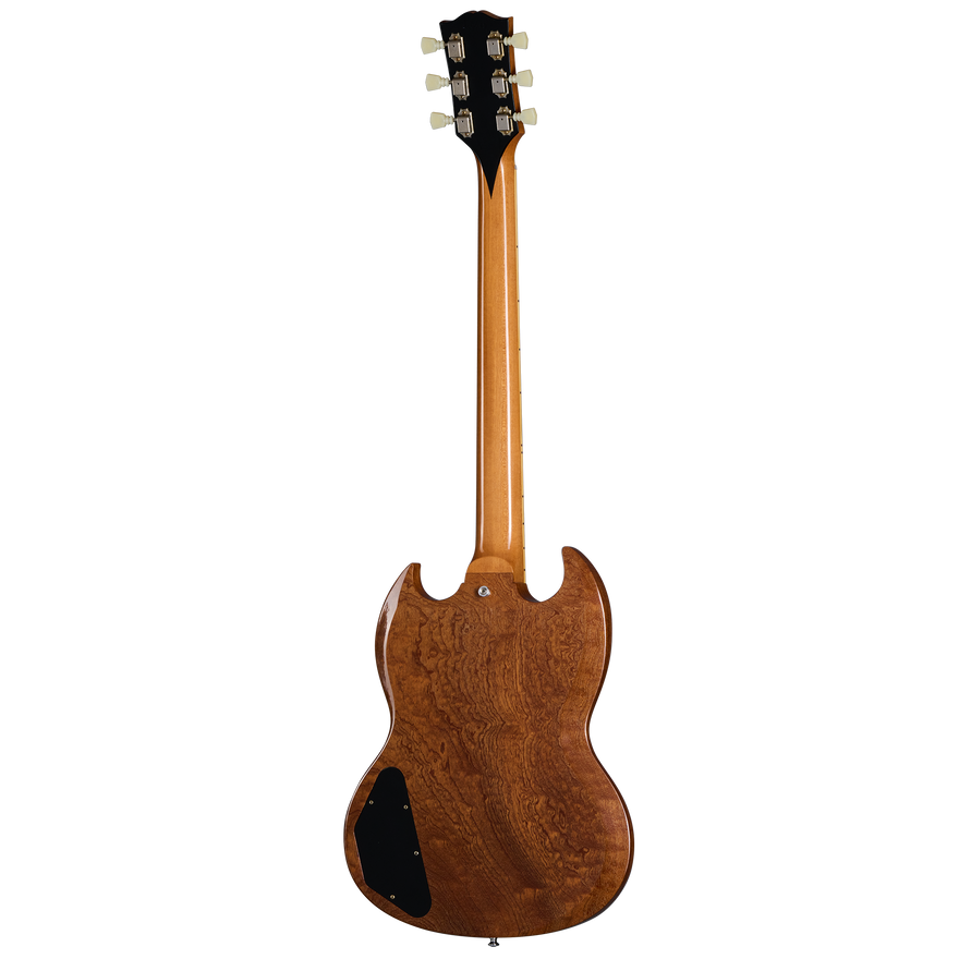 Gibson Custom 1961 Les Paul SG Standard Quilt Sapele, Ultra Light Aged, Natural, Exclusive Electric Guitar Gibson Custom
