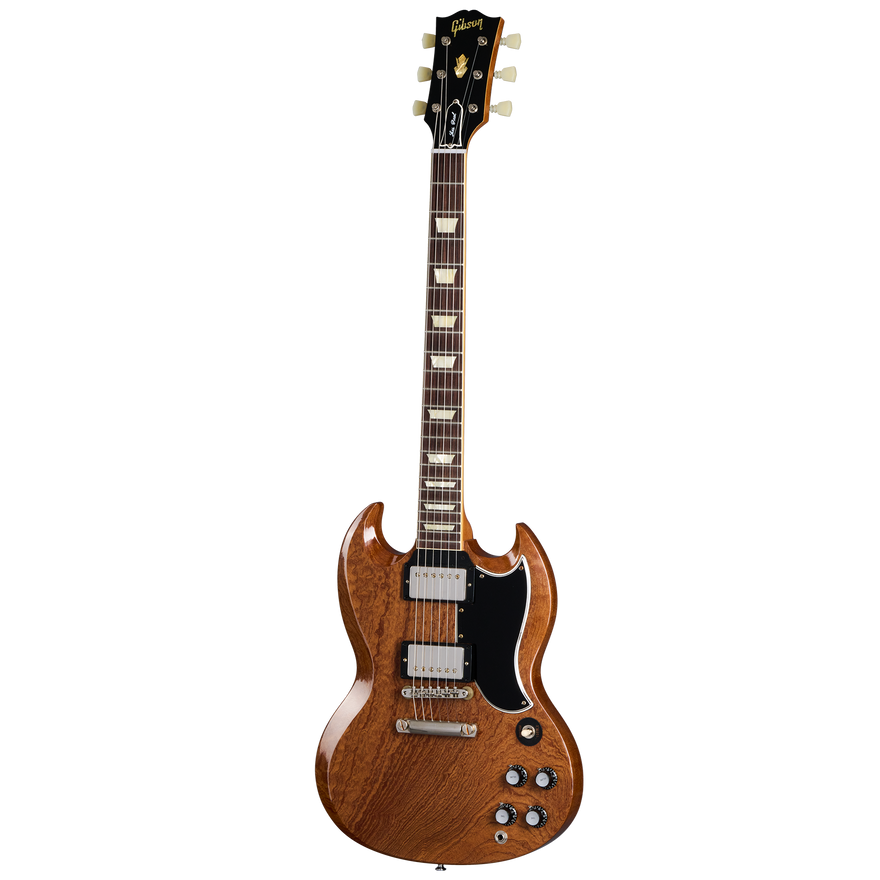 Gibson Custom 1961 Les Paul SG Standard Quilt Sapele, Ultra Light Aged, Natural, Exclusive Electric Guitar Gibson Custom