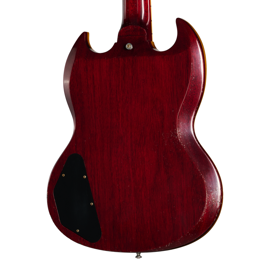 Gibson Custom 1961 Les Paul SG Standard Reissue with Figured Top, Light Aged, Lemon Burst Electric Guitar Gibson Custom