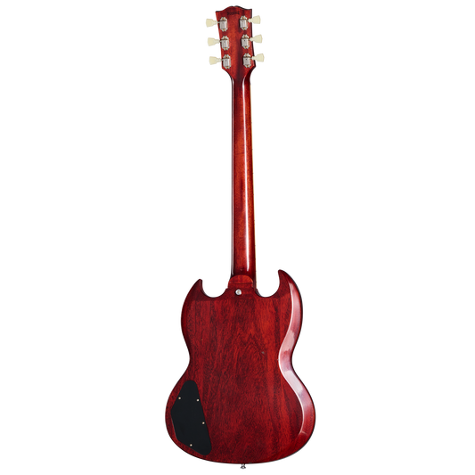 Gibson Custom 1962 Les Paul SG Standard with Ebony Block, Light Aged, Cherry, Exclusive Electric Guitar Gibson Custom