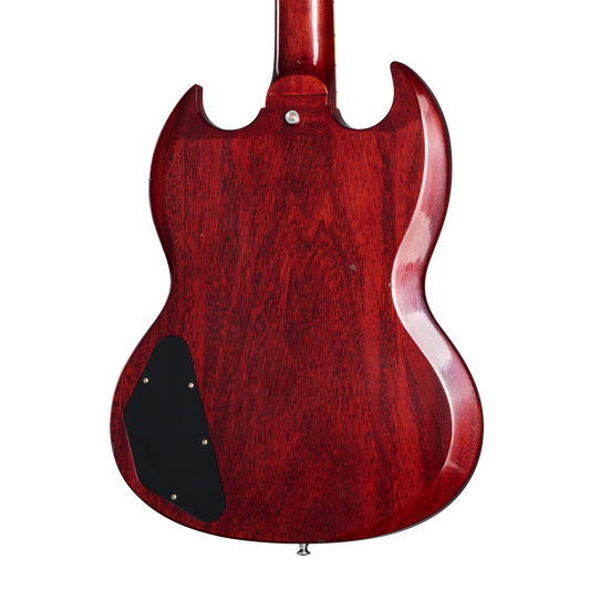 Gibson Custom 1962 Les Paul SG Standard with Ebony Block, Light Aged, Cherry, Exclusive Electric Guitar Gibson Custom