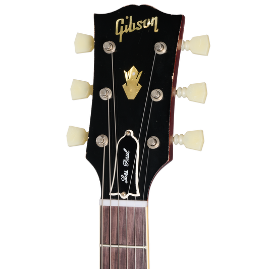 Gibson Custom 1962 Les Paul SG Standard with Ebony Block, Light Aged, Cherry, Exclusive Electric Guitar Gibson Custom