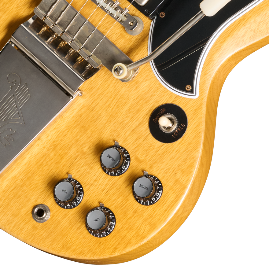 Gibson Custom LE 1964 SG Standard Reissue Korina, VOS, Antique Natural Electric Guitar Gibson Custom