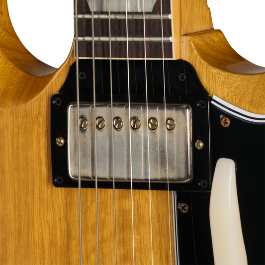 Gibson Custom LE 1964 SG Standard Reissue Korina, VOS, Antique Natural Electric Guitar Gibson Custom