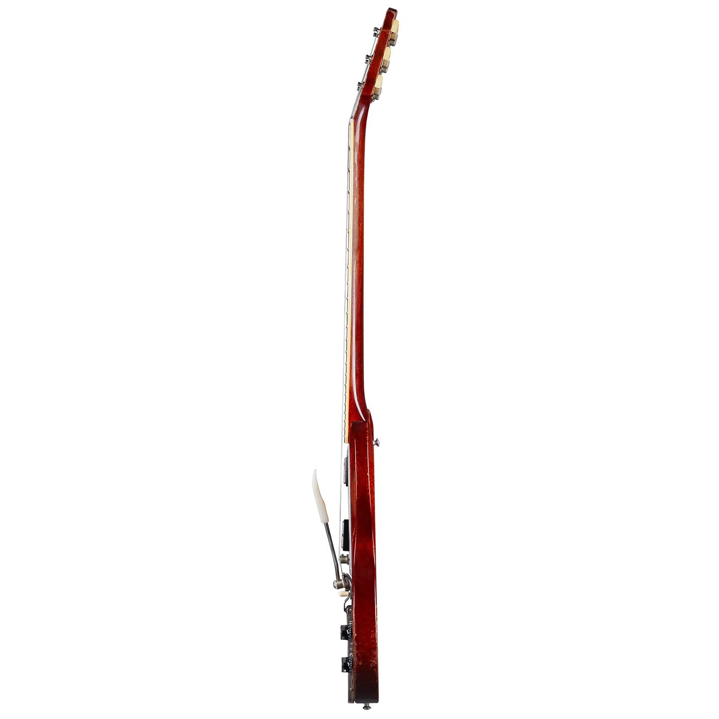 Gibson Custom 1964 SG Standard Reissue with Maestro, Heavy Aged, Faded Cherry Electric Guitar Gibson Custom