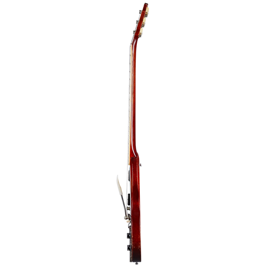Gibson Custom 1964 SG Standard Reissue with Maestro, Heavy Aged, Faded Cherry Electric Guitar Gibson Custom