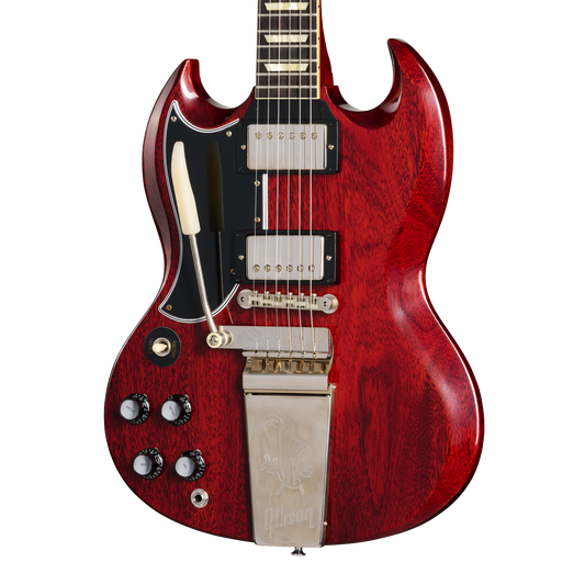 Gibson Custom 1964 SG Standard Reissue with Maestro, Left-Handed, Cherry Red Electric Guitar Gibson Custom