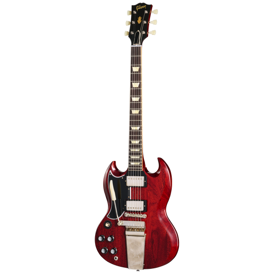 Gibson Custom 1964 SG Standard Reissue with Maestro, Left-Handed, Cherry Red Electric Guitar Gibson Custom