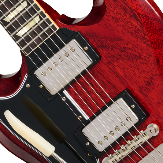 Gibson Custom 1964 SG Standard Reissue with Maestro, Left-Handed, Cherry Red Electric Guitar Gibson Custom