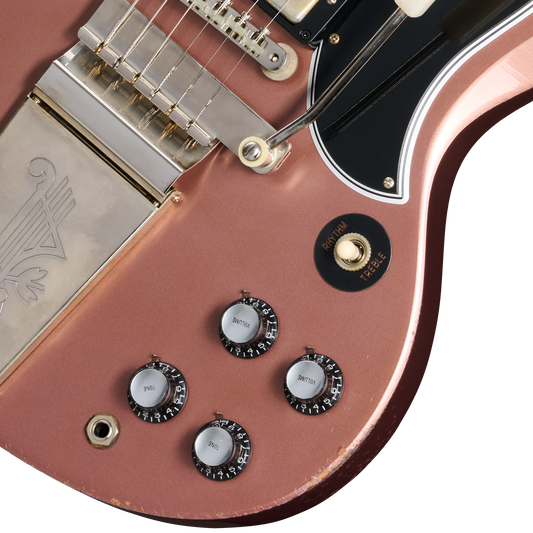 Gibson Custom 1964 SG Standard Reissue, Light Aged, Heather Poly Electric Guitar Gibson Custom