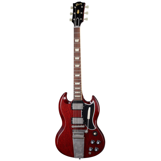 Gibson Custom 1964 SG Standard Reissue with Maestro, Ultra Light Aged, Cherry Red Electric Guitar Gibson Custom