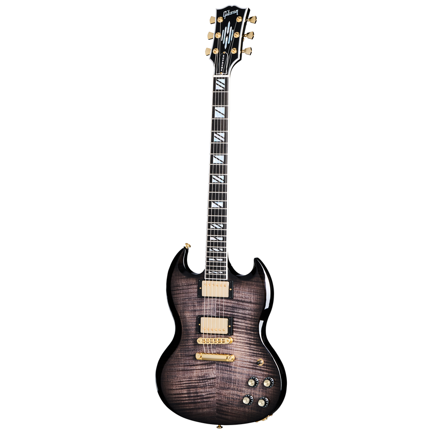 Gibson SG Supreme, Translucent Ebony Burst Electric Guitar Gibson
