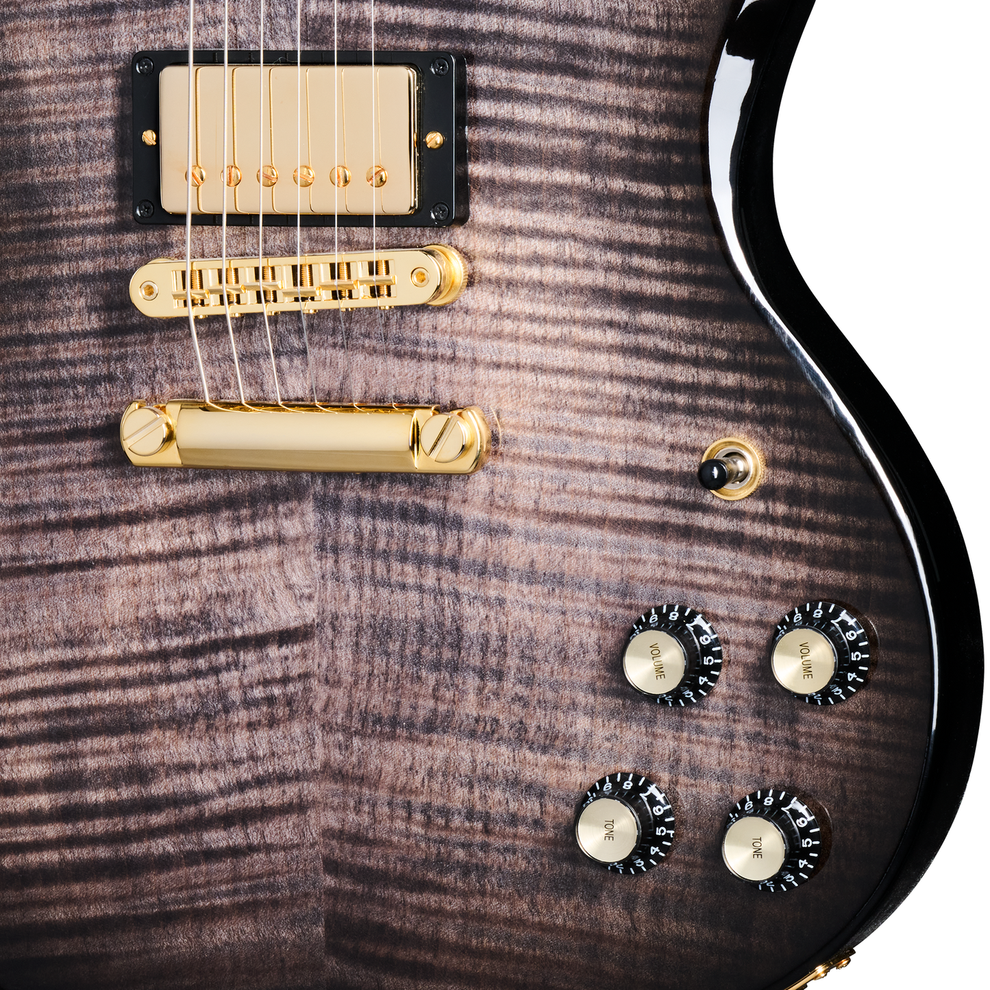 Gibson SG Supreme, Translucent Ebony Burst Electric Guitar Gibson
