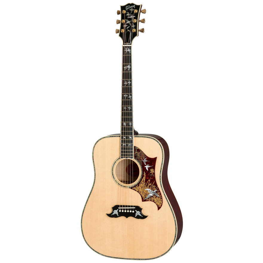 Gibson Custom Doves In Flight, Left-Handed, Antique Natural Acoustic Guitar Gibson Custom