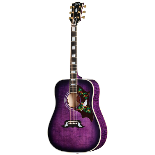 Gibson Custom Dove Original with Bearclaw Top, Purple Stain Acoustic Guitar Gibson Custom