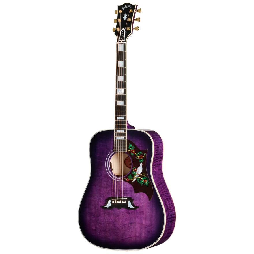 Gibson Custom Dove Original with Bearclaw Top, Purple Stain Gibson