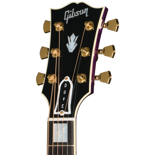 Gibson Custom Dove Original with Bearclaw Top, Purple Stain Acoustic Guitar Gibson Custom