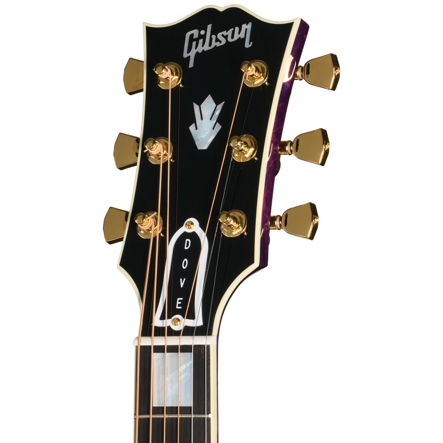 Gibson Custom Dove Original with Bearclaw Top, Purple Stain Gibson