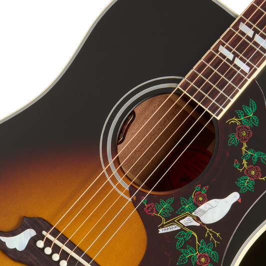 Gibson Dove Mahogany, Satin Vintage Sunburst Acoustic Guitar Gibson