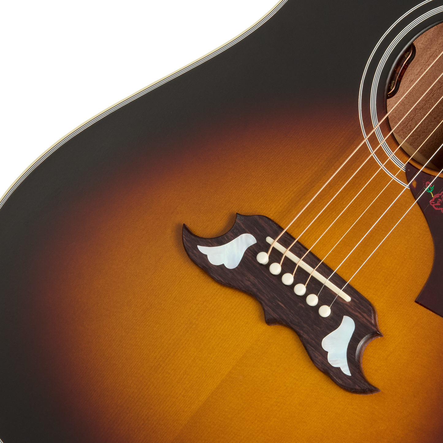 Gibson Dove Mahogany, Satin Vintage Sunburst Acoustic Guitar Gibson